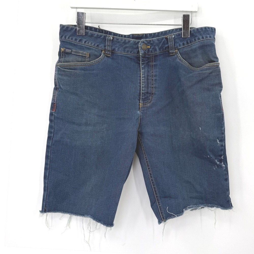 Outdoor Research Denim Cut Off Shorts Mens 34 Hiking Gorpcore Summer Utility‎
